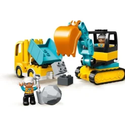 Duplo Town 10931 Camion Y Excavadora Con Orugas^* New