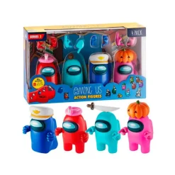 Serie 2 Figura Accion Pack 4^Among Us Hot