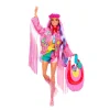 Extra Fly, Muneca Con Tematica De Viajes Con Conjunto De Desierto, Chaqueta De Flecos Y Bolso^Barbie Best