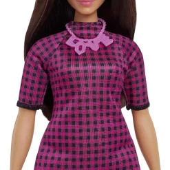 Fashionista Muneca Vestido Rosa A Cuadros^Barbie Discount