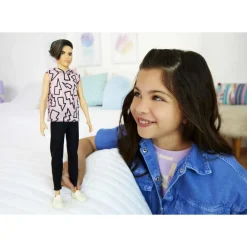 Ken Fashionista Muneco Camiseta Rayos 3 Anos^Barbie Sale