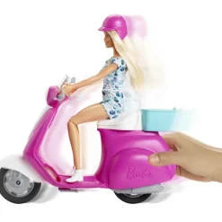Moto Rosa Con Muneca 3 Anos^Barbie Clearance