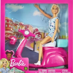 Moto Rosa Con Muneca 3 Anos^Barbie Clearance
