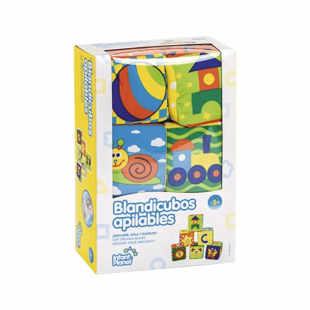 Blandicubos Apilable | Juguetes De Tela^Petit Planet