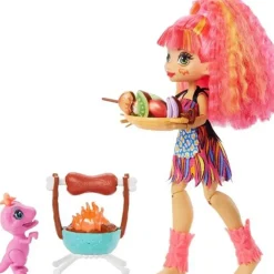 Playset Muneca Emberly Con Bbq^Cave Club Outlet