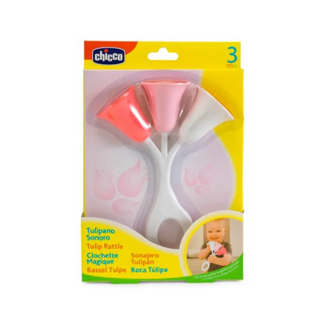 Sonajero Tulipan Rosa^Chicco New