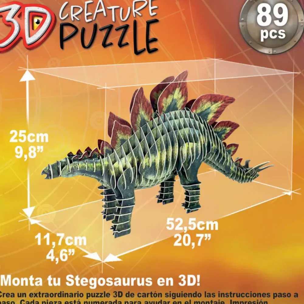Creature Puzzle 3 Stegosaurus^Educa Borras Hot