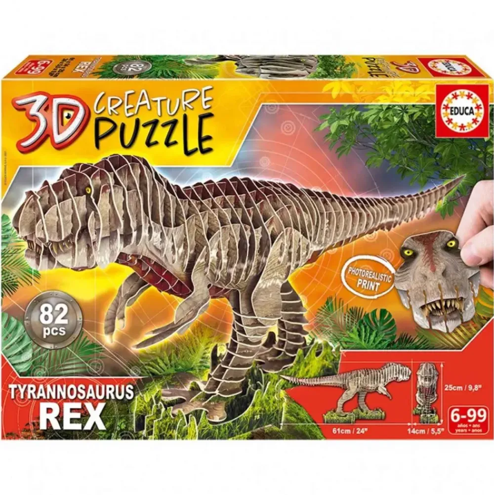 3D Creature Puzzle T-Rex^Educa Borras Sale