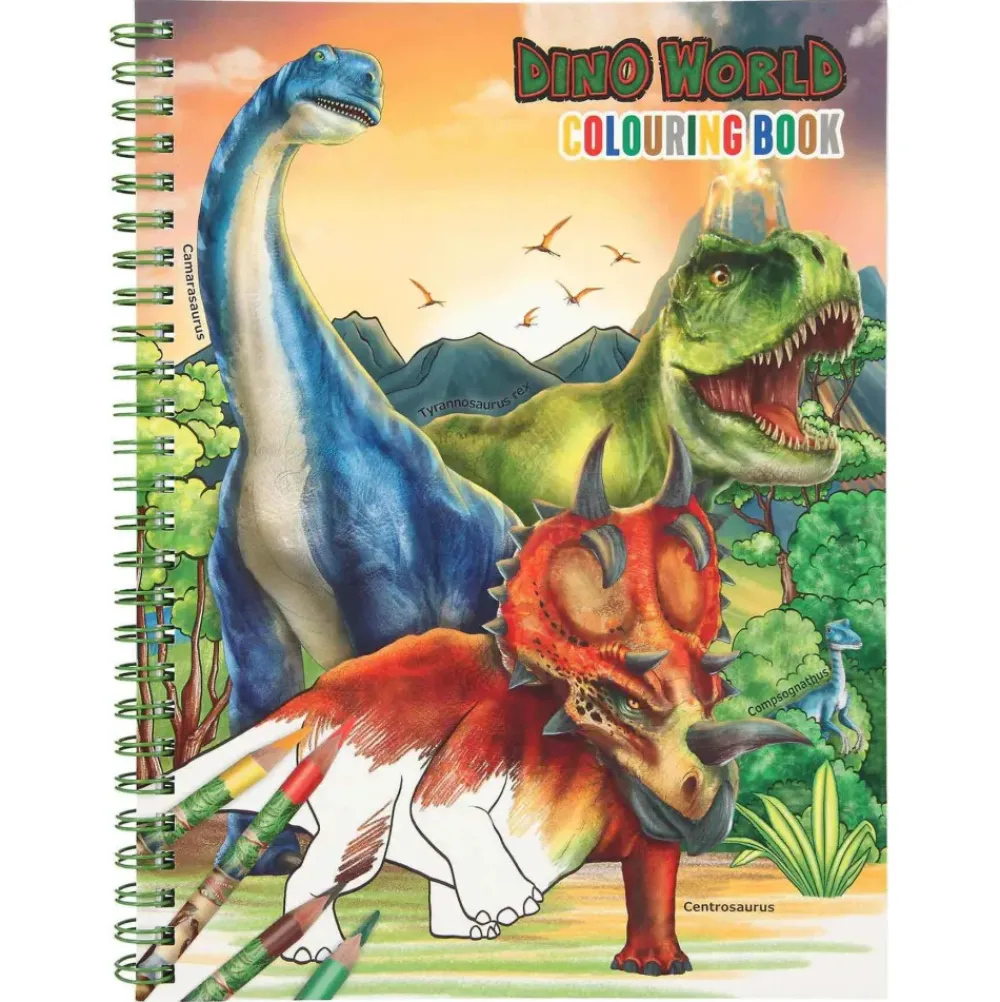 Dino World Libro De Colorear Con Lapices^TopModel Best