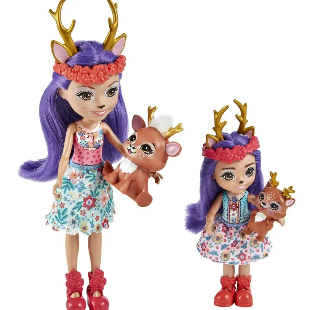 Muñecas Danessa Y Danetta Deer Con Mascotas 4 Anos^Enchantimals New