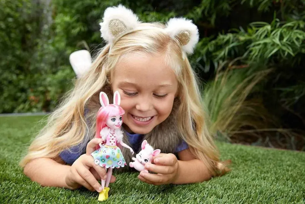 Muneca Bree Bunny Con Mascota 4 Anos^Enchantimals Hot