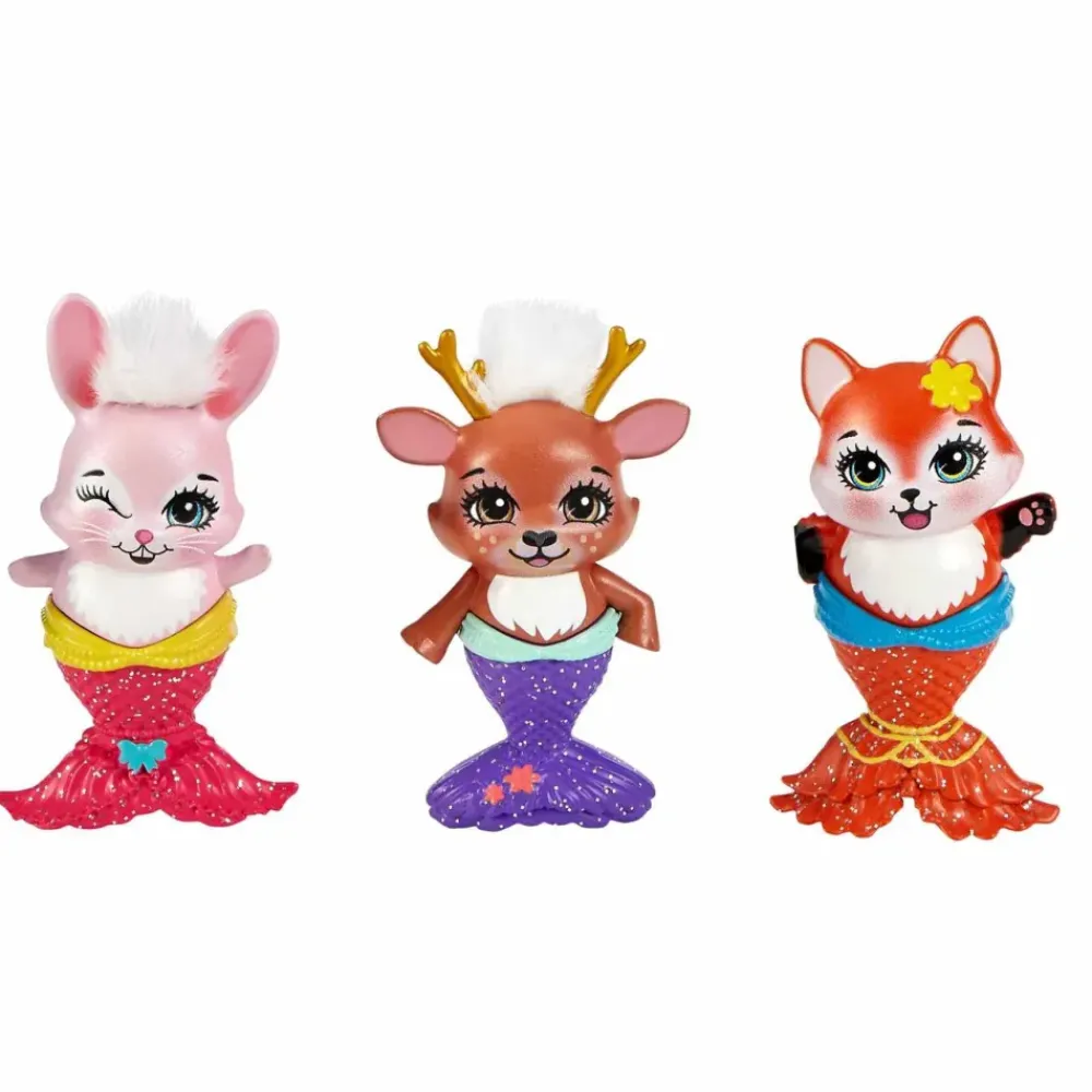 Pack 3 Sirenas Muñecas Con Mascotas Y Accesorios Mattel Hcf87^Enchantimals Best