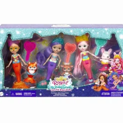 Pack 3 Sirenas Muñecas Con Mascotas Y Accesorios Mattel Hcf87^Enchantimals Best