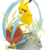 Estatua Pikachu Con Bola Luminosa 33Cm^Pokemon Hot