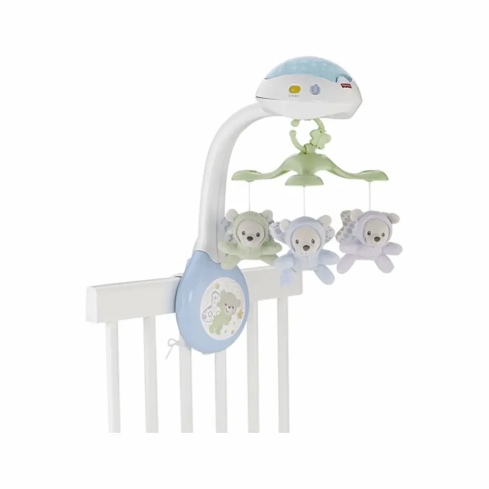 Movil Ositos Voladores Con Proyector Para Bebe Recien Nacido^Fisher Price New