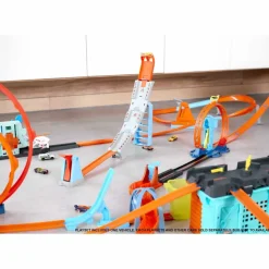 Action Trackset Campeon Del Ovalo Pistas De Coches De Juguete 4 Anos^Hot Wheels Hot