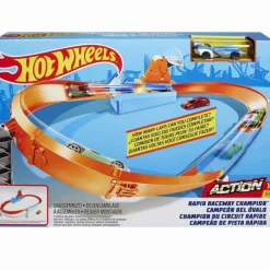 Action Trackset Campeon Del Ovalo Pistas De Coches De Juguete 4 Anos^Hot Wheels Hot