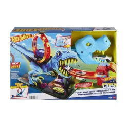 City Desafio Del T-Rex Pista Para Coches De Juguete 4 Anos^Hot Wheels