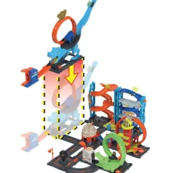 City Desafio Del T-Rex Pista Para Coches De Juguete 4 Anos^Hot Wheels