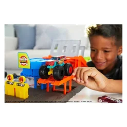 Monster Trucks Gasolinera Pista Coches De Juguete 4 Anos^Hot Wheels Best