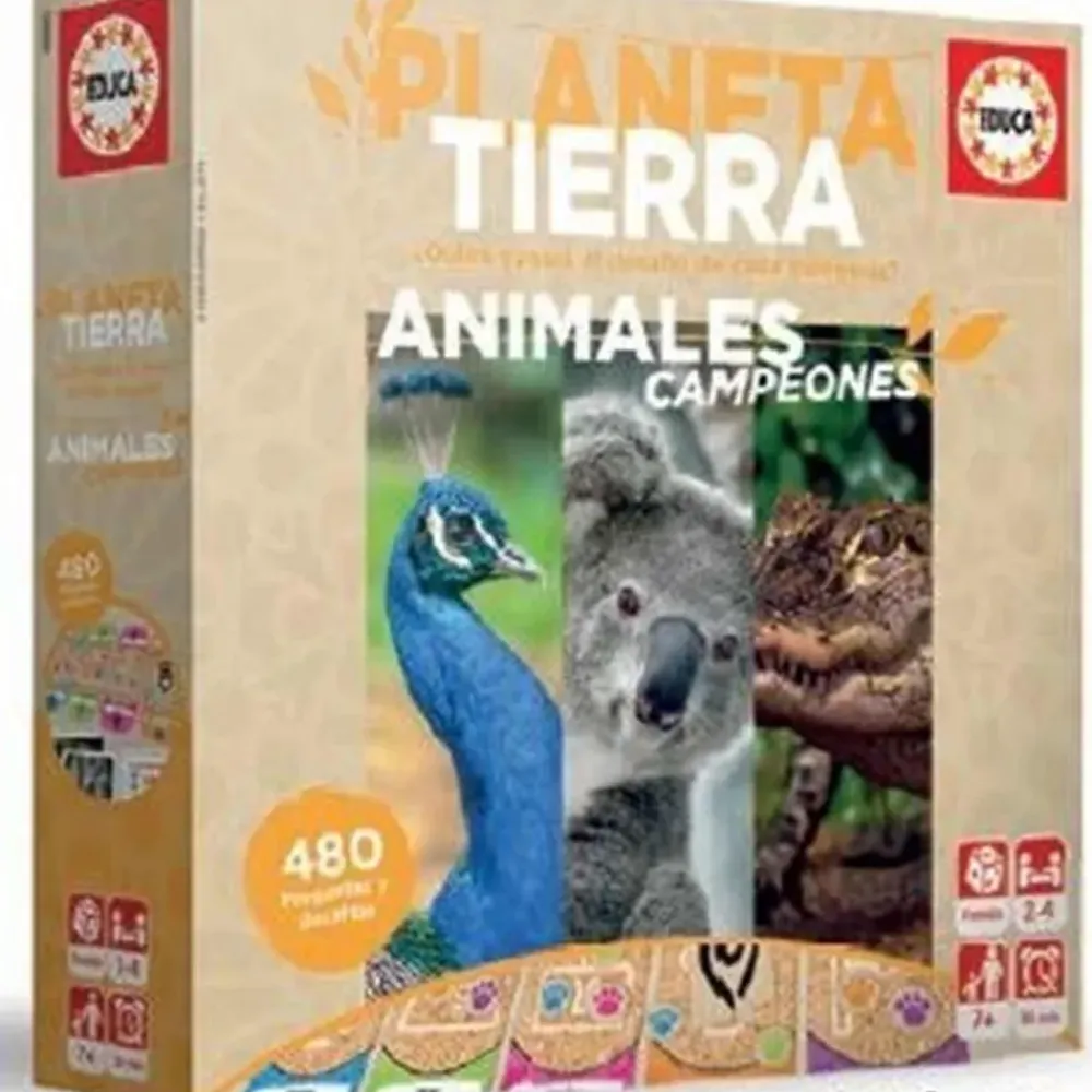 Juego Planeta Tierra Animales Campeones^Educa Borras Hot