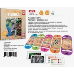 Juego Planeta Tierra Animales Campeones^Educa Borras Hot