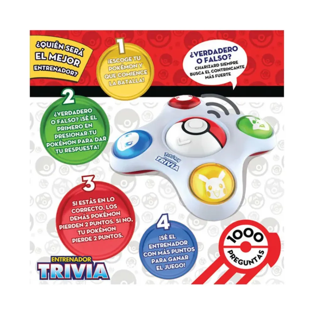 Juego Pokemon Entrenador Trivia^Educa Borras Outlet