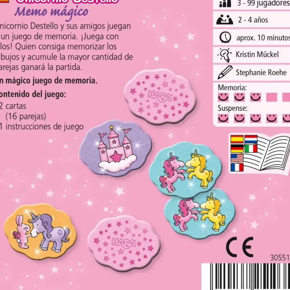 Juego Unicornio Destello Memo Magico^Haba