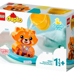 Juguete Para Construir Mi Primer Duplo 10964 Diversion En El Bano: Panda Rojo Flotante (5 Pieza^* Hot