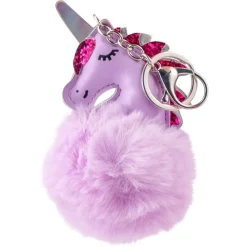 Llavero De Unicornio Con Pompom^Martinelia Hot