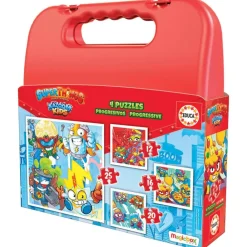 Maleta Puzzles Progresivos 12 16 20 25^Superthings