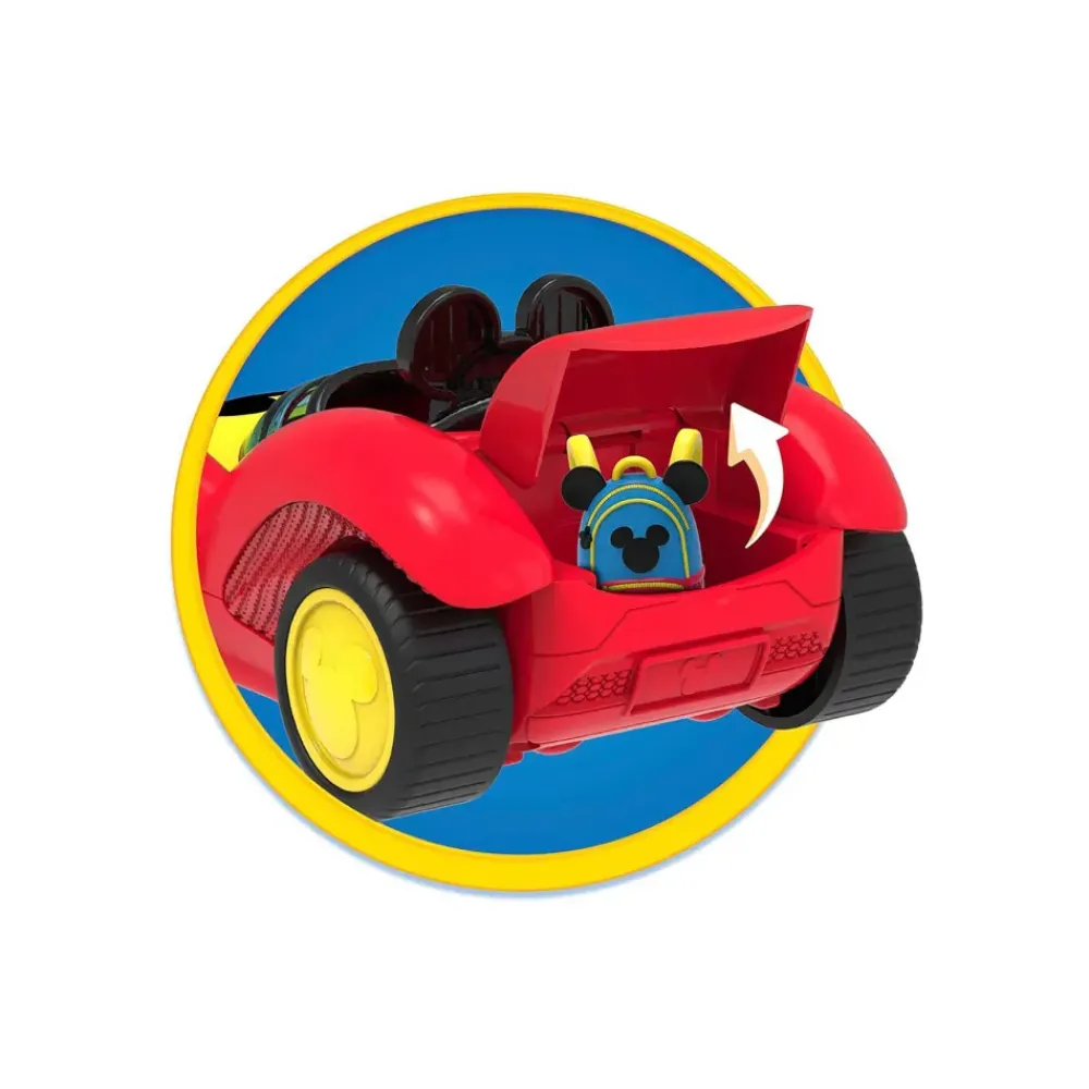 Mickey Mouse Coche Y Figura Mickey Con Mochila^Mickey Mouse Club House Best