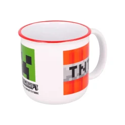 Taza Ceramica De Desayuno 400 Ml En Caja Regalo^Minecraft Best