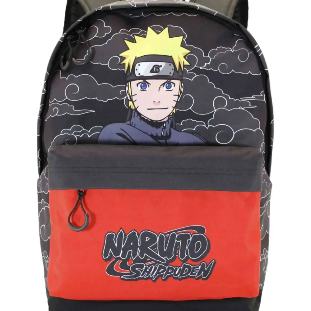 Mochila Hs Fan Clouds Adaptable A Carro 41 Cm^Naruto New