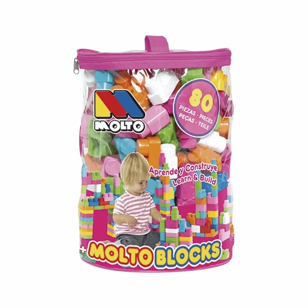 Bolsa 80 Bloques Rosa^Molto Clearance