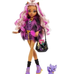 Clawdeen Wolf Muneca Articulada Con Mascota Y Accesorios De Moda^Monster High Outlet