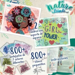Nature Friends Cuadros Con Lentejuelas Gaia^Educa Borras Best