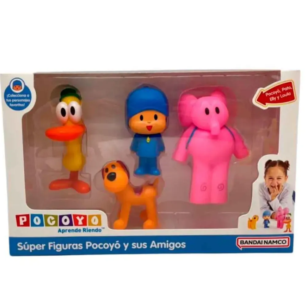 Pack 4 Super Figuras Y Sus Amigos^Pocoyo New