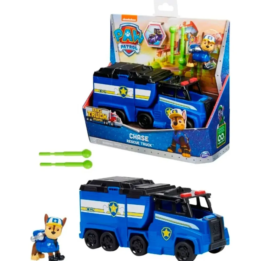 Patrulla Canina Camion Transforma Chase Con Figura^Patrulla Canina Paw Patrol