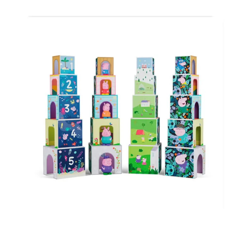 Cubos Apilables Con 5 Figuras^Peppa Pig Online