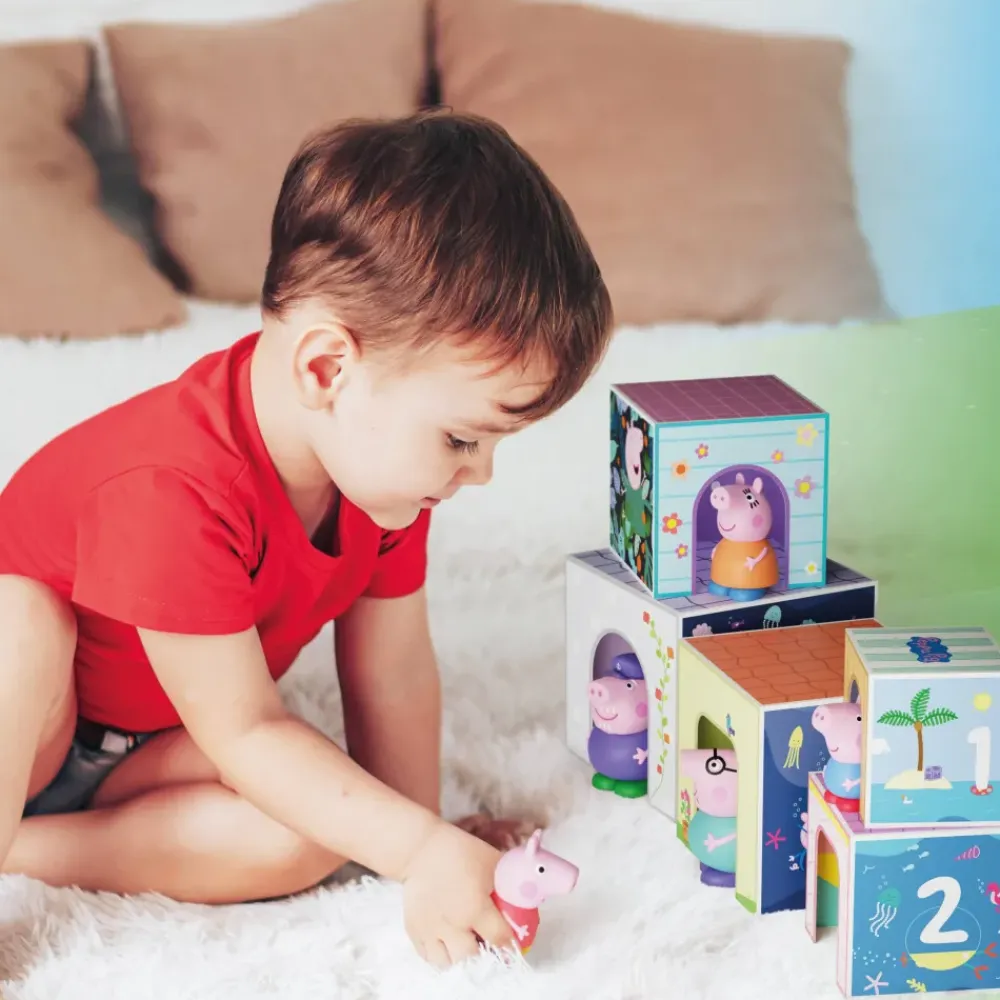Cubos Apilables Con 5 Figuras^Peppa Pig Online