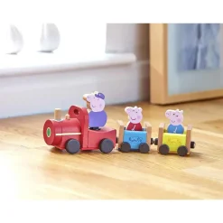 Tren De Madera Con Figura Abuelo Pig^Peppa Pig Sale