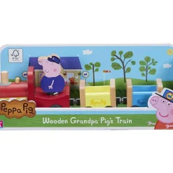 Tren De Madera Con Figura Abuelo Pig^Peppa Pig Sale