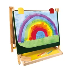 Pizarra De Madera 3 En 1^Art Planet Online