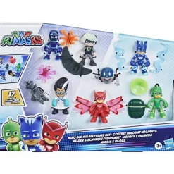 Pj Mask Deluxe Pack De 6 Heroes Y Vilanos^PJ Masks