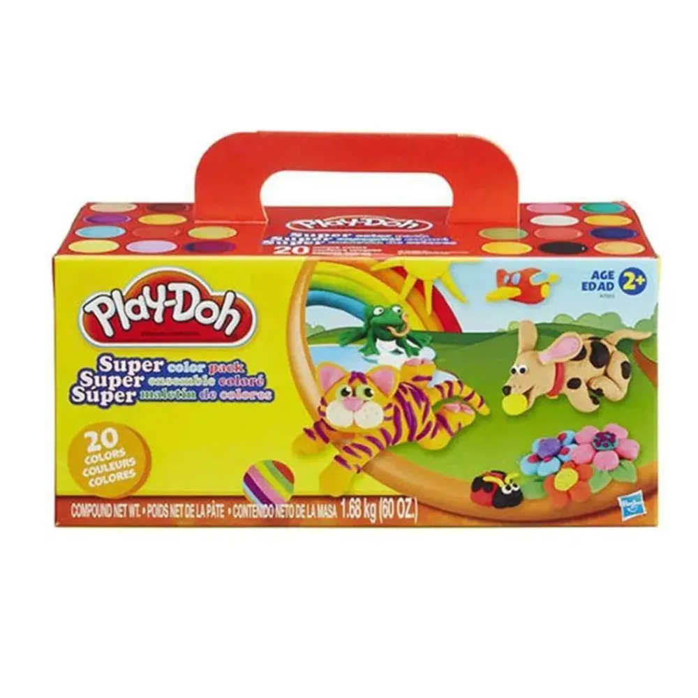 Playdoh Pack Super Color 20 Botes^Play-Doh Best