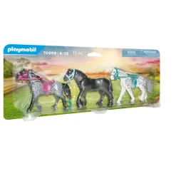 3 Caballos Frison, Knabstrupper Y Andaluz^Playmobil Discount