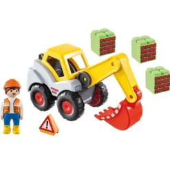 1.2.3 Pala Excavadora 70125^Playmobil Online