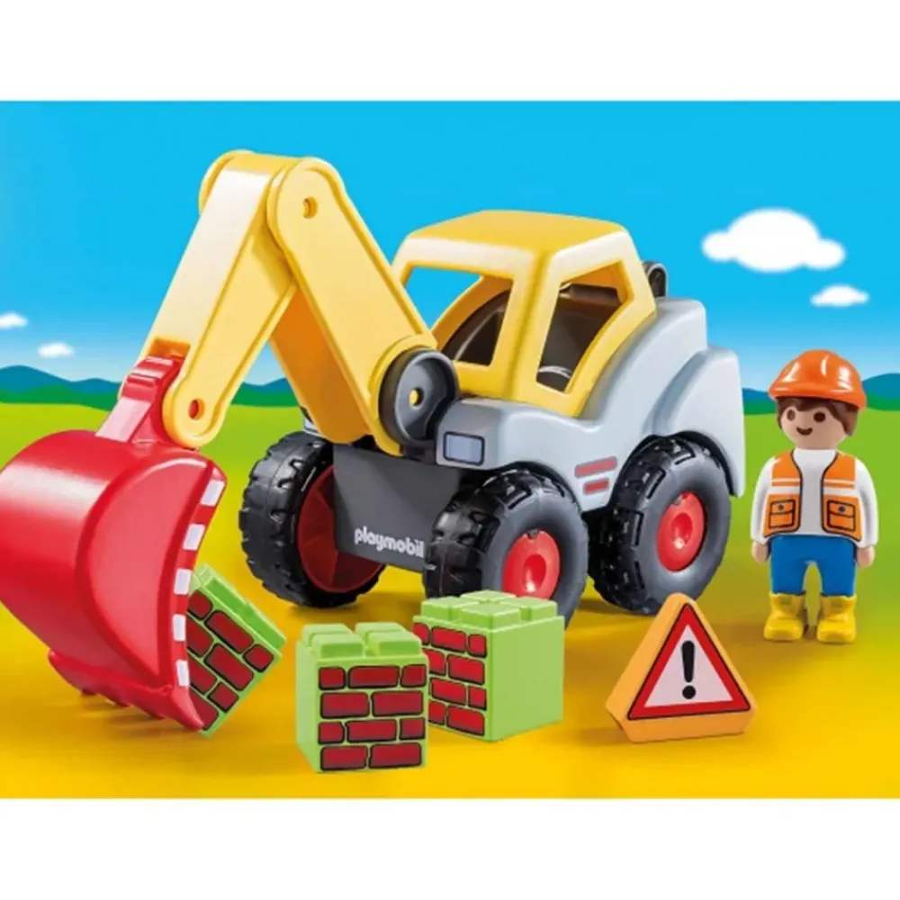 1.2.3 Pala Excavadora 70125^Playmobil Online