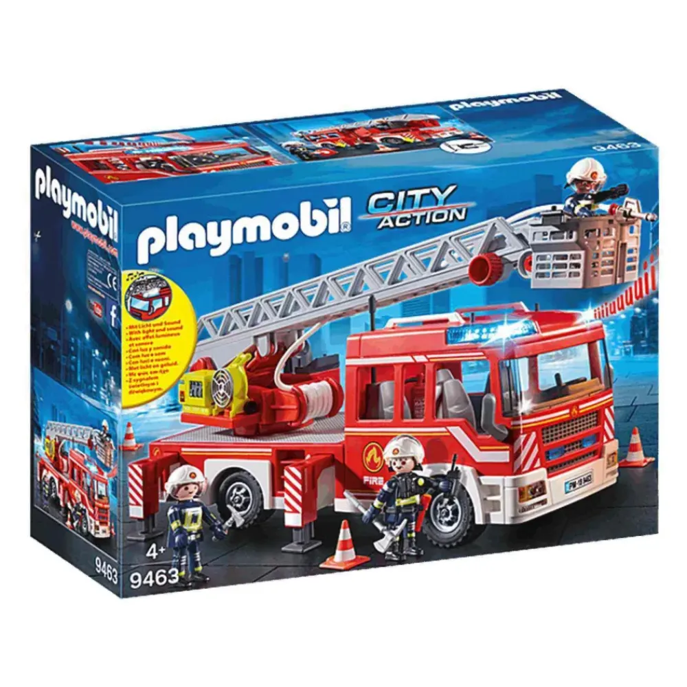 City Action Camion De Bomberos Con Escalera 9463^Playmobil Outlet